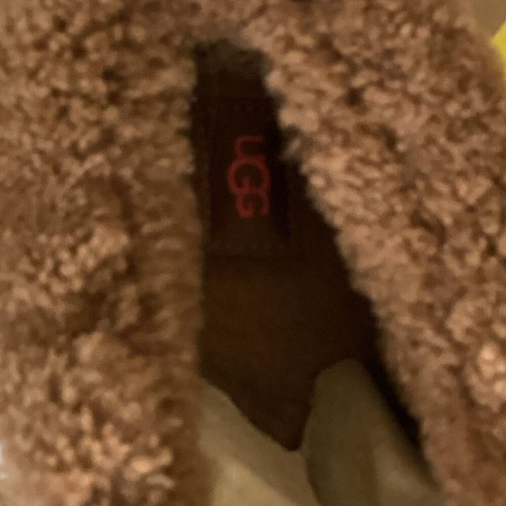 UGG Women's Tazz Heritage Braid Platform Slippers in Hardwood - Picture 2 of 2